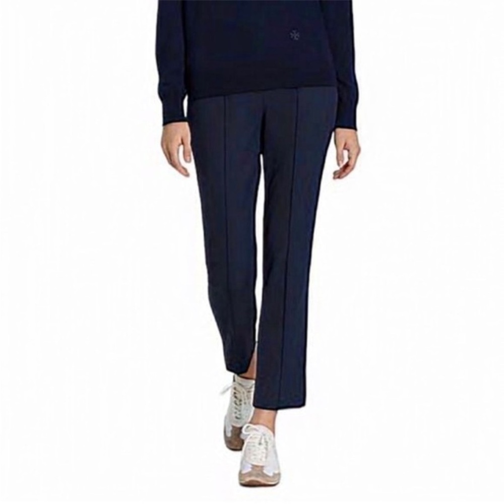 Tory Burch Tech Twill Golf Pant Navy Blue Size 6